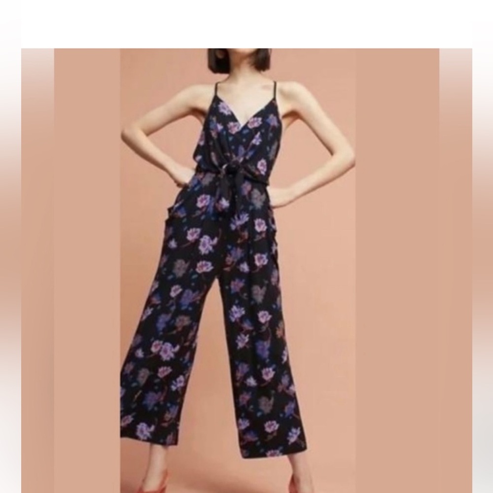 Moulinette Sœurs Floral Willa Tie Jumpsuit-Size Medium